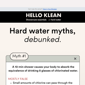 Hard Water Myths, Debunked