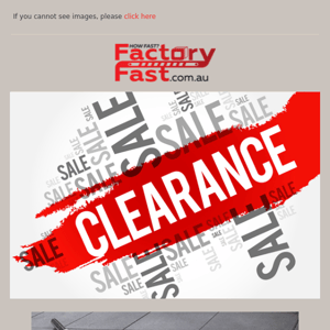 Clearance Specials!  All items in Newsletter Discounted!