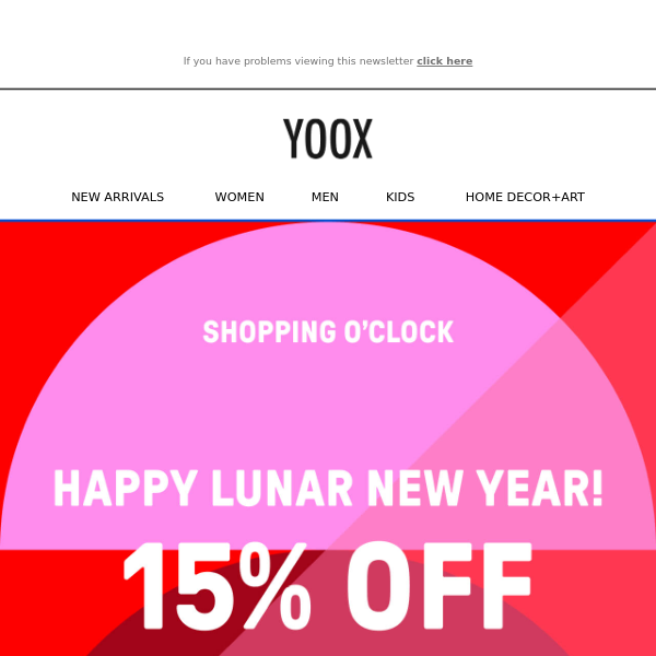 🐉 Happy Lunar New Year! Enjoy 15% OFF (almost) everything, including KIDS