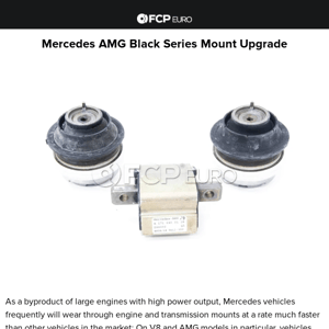 AMG Black Series Engine and Transmission Mounts; The Ultimate Mercedes Mounting Solution