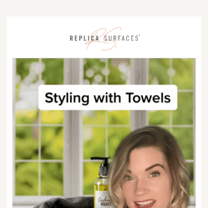 JUST IN: New Styling Towel video