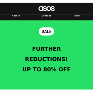 Bigger discounts in the up-to-80%-off Sale