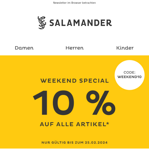 🌟 Happy Weekend Special - 10% Rabatt auf alles!