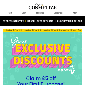 Don't Miss Out! £5 Off exclusively for you