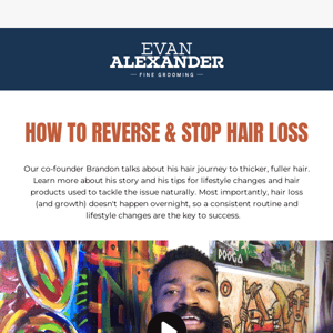 Reverse & Stop Hair Loss Naturally