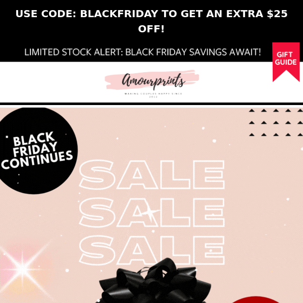 🎉 Keep Celebrating: Black Friday Continues