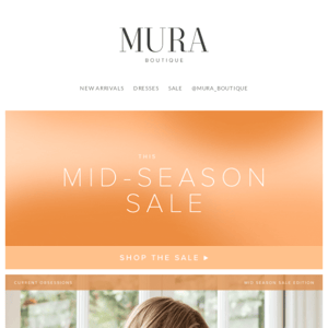 MID SEASON SALE 🧡 Current Obsessions