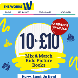 📚Our 10 for £10 Mix & Match offer is ending soon📚