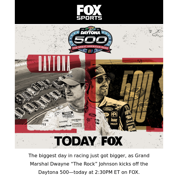 NASCAR’s Great American Race—today on FOX