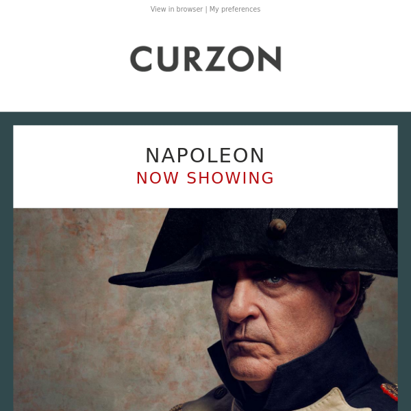 Joaquin Phoenix leads the epic biopic NAPOLEON | Now Showing