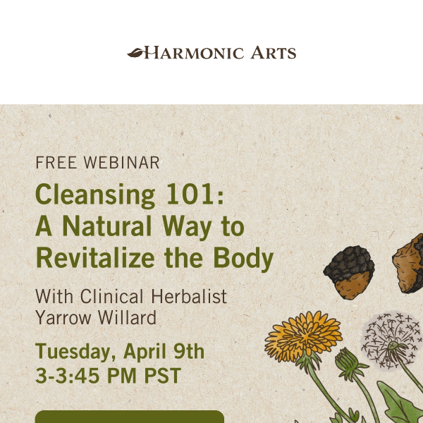 FREE WEBINAR on Cleansing Herbs 🌱