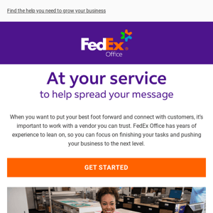 FedEx Office makes expertise look easy