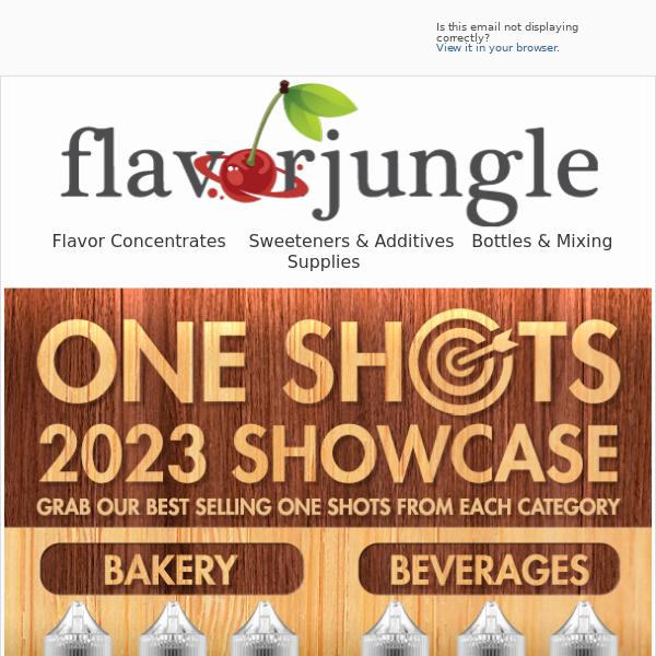 One Shots 2023 Showcase at FlavorJungle.com