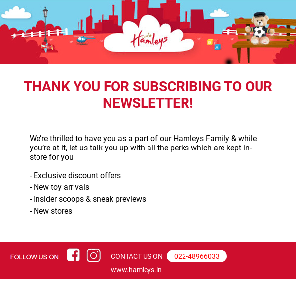 25% Off Hamleys India PROMO CODES → (3 ACTIVE) August 2022