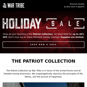 The Patriot Collection: Huge Sale Going on Now 💸