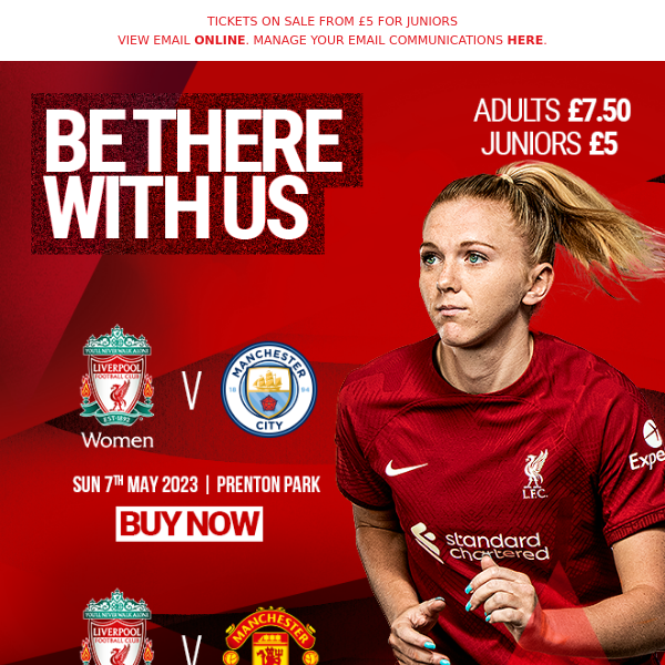 LFC Women host City & United this May