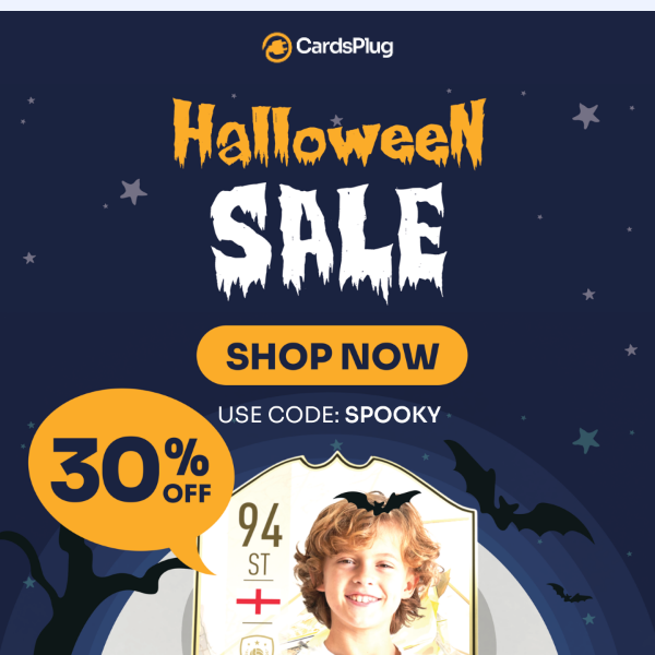 🍬 Trick or Treat: Enjoy 30% Off This Halloween!🎃