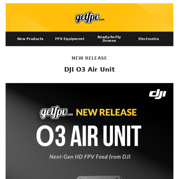 ⬛◾️ Save 15% on all Built-In-House RTF's | New Product: DJI O3 Air Unit | Black Friday ◾️ ⬛