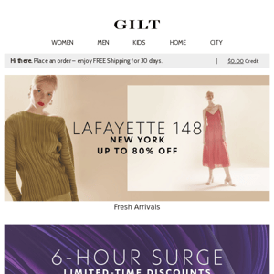 Lafayette 148 New York Up to 80% Off | 6-Hour Style Surge: Limited-Time Discounts