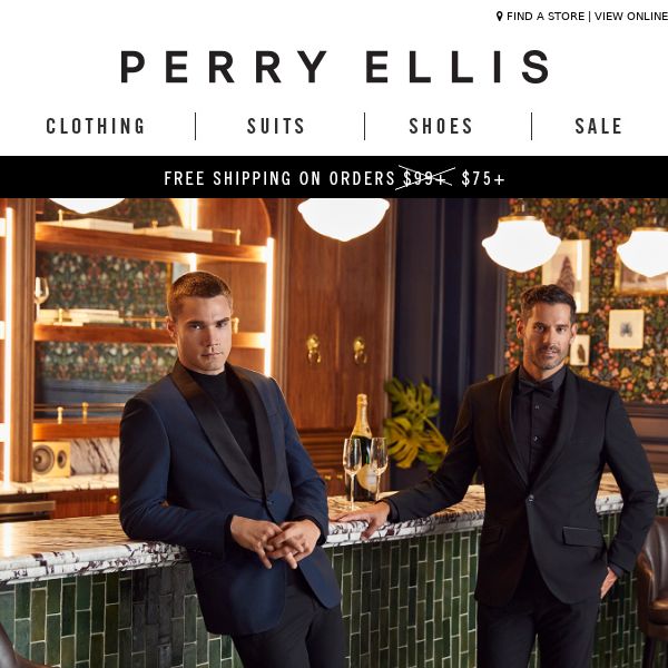 Perry Ellis, we found these styles for you!