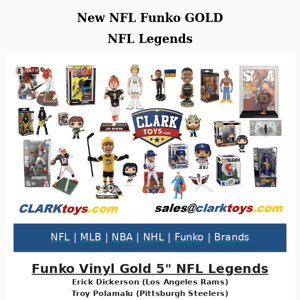 🏈 NEW Funko Gold NFL Legends