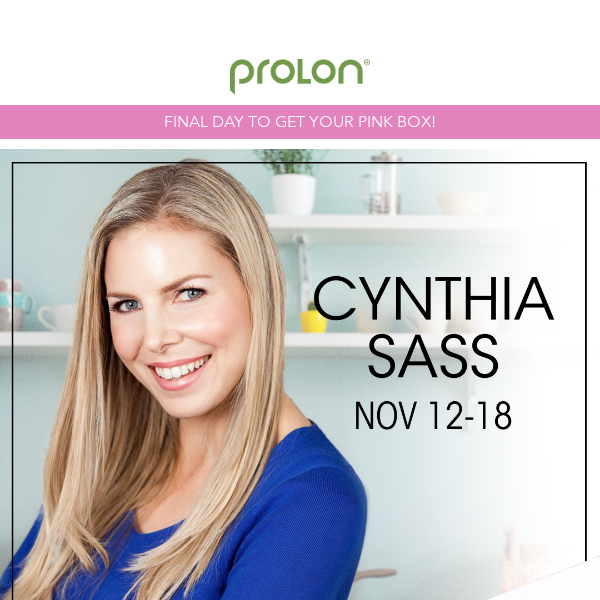 Join Cynthia Sass for a Pre-Thanksgiving Total Body Reset