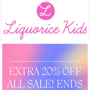 Extra 20% Off Sale For 48 Hours!!☀