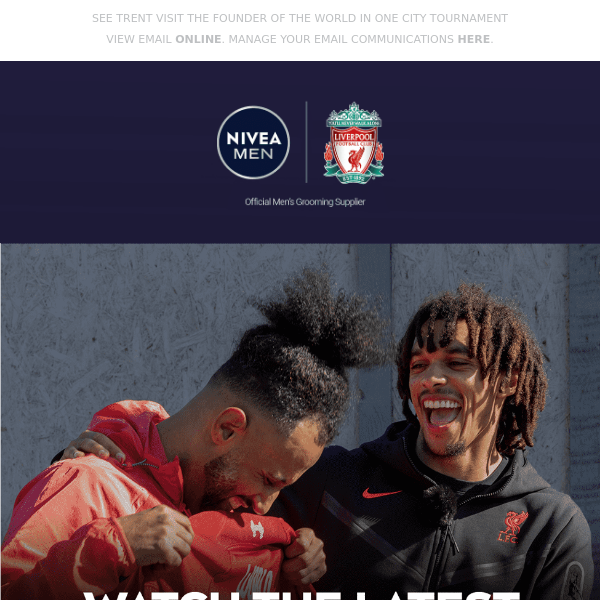 Watch NIVEA MEN's latest Dear Liverpool Episode