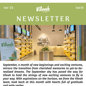 Vilvah Newsletter - Recapitulating September 📰