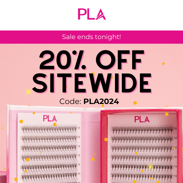 Stock Up for 2024 With 20% Off Sitewide!🤩