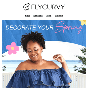 FlyCurvy, More than 10 New clothes are on the line.😘