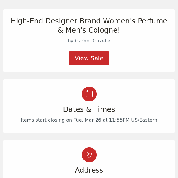 High-End Designer Brand Women's Perfume & Men's Cologne!