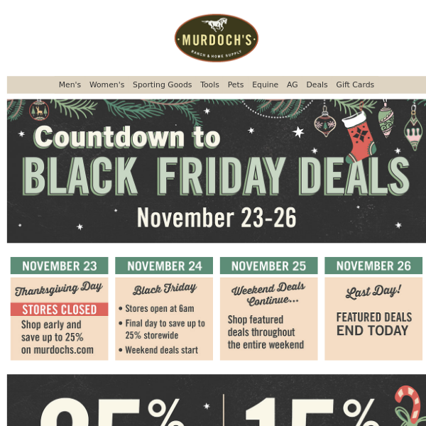 Black Friday Is Almost Here!