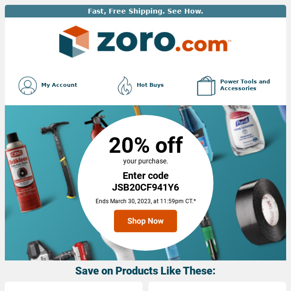 It’s a Sign! Use Your 20% Coupon Today.