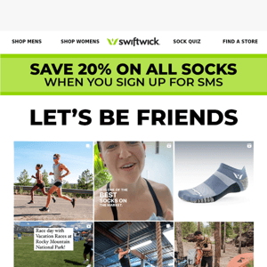 Ready to Get Social? Let's Be Friends, Swiftwick Style!