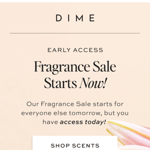 Our fragrance sale starts with you!