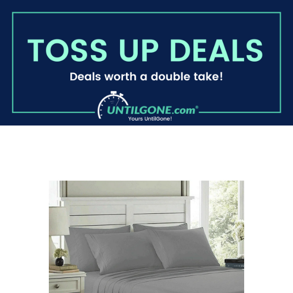 Toss-Up Deals - 73% OFF 1800-Series Deep Pocket Premier Microfiber Bed Sheet Set