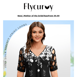 FlyCurvy, Spring trendy tops, save 40% and more 😀