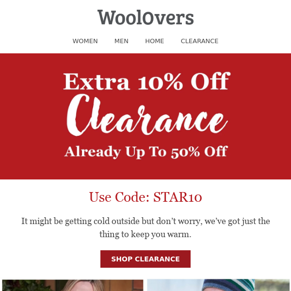 Extra 10% Off Clearance (And Everything Else!) Ends Soon
