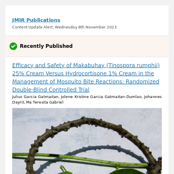 [JDerm] Efficacy and Safety of Makabuhay (Tinospora rumphii) 25% Cream Versus Hydrocortisone 1% Cream in the Management of Mosquito Bite Reactions: Ra