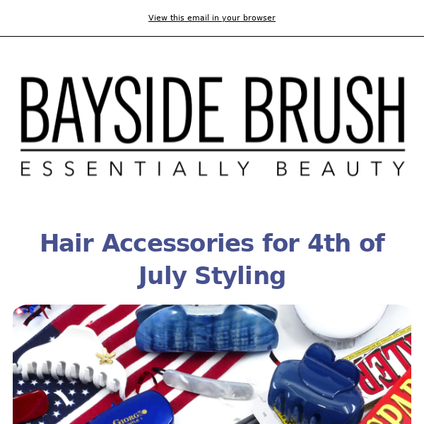 Hair Accessories for 4th of July Styling