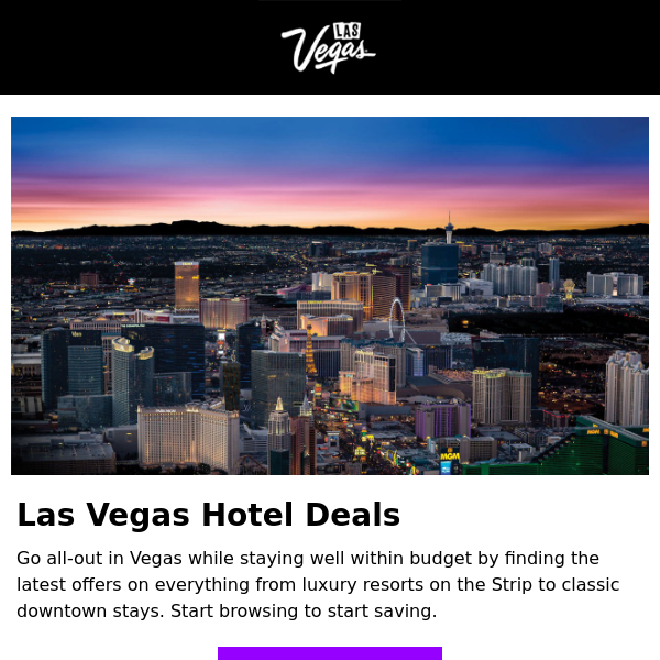 Special Deals for Your Next Las Vegas Trip