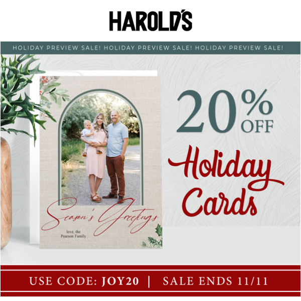 Final Day to Save on Holiday Cards!
