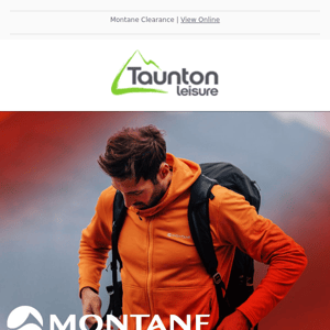 New 50% Off Selected Montane Offer Now On