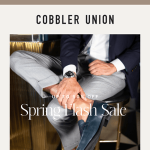 Limited Time Only: Spring Flash Sale with Up to 50% Off