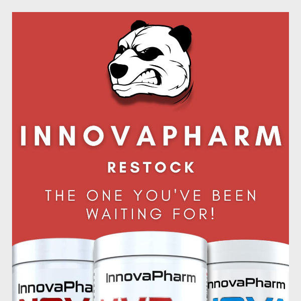 Innovapharm Restock! The Worlds Favourite Pre-Workout