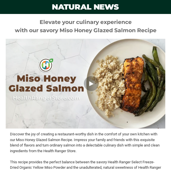 Elevate your culinary experience with  our savory Miso Honey Glazed Salmon Recipe