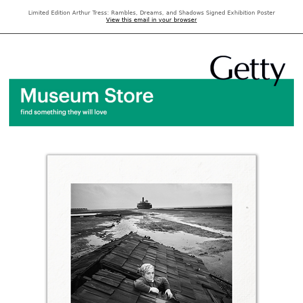 Arthur Tress Limited Edition Poster