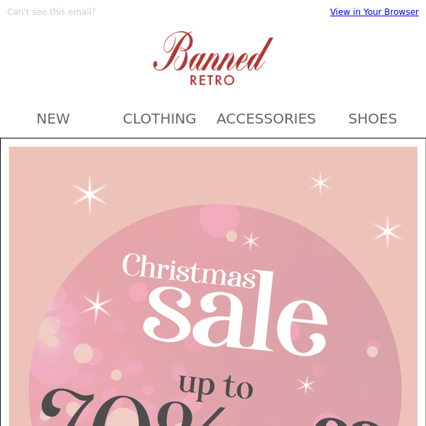 Up to 70% off Christmas Sale! 🎄