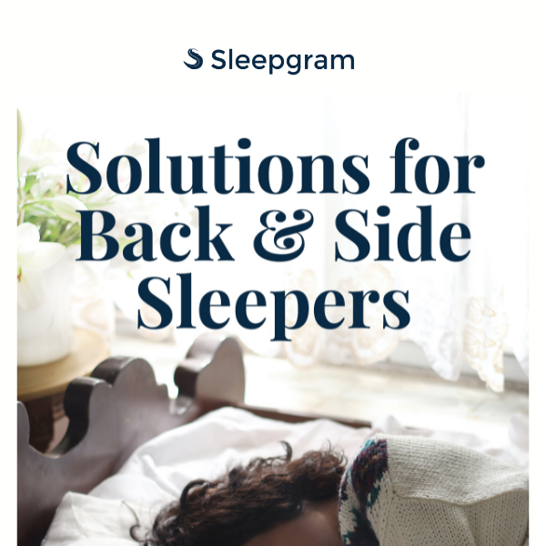 Calling all side and back sleepers!